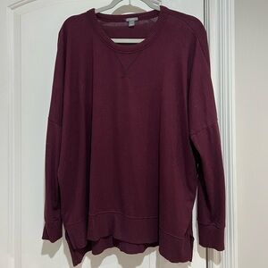 Aerie Maroon sweater, size M